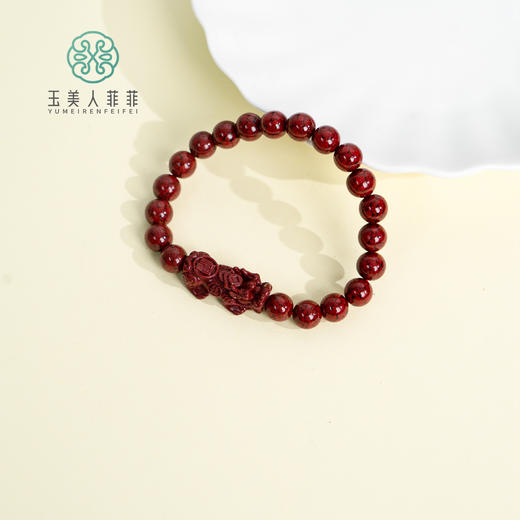 朱砂晶体砂圆珠约8mm手串 商品图0