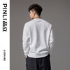 PINLI品立秋季新款男士宽松圆领落肩卡通烫钻套头卫衣上衣潮BG243109026 商品缩略图4