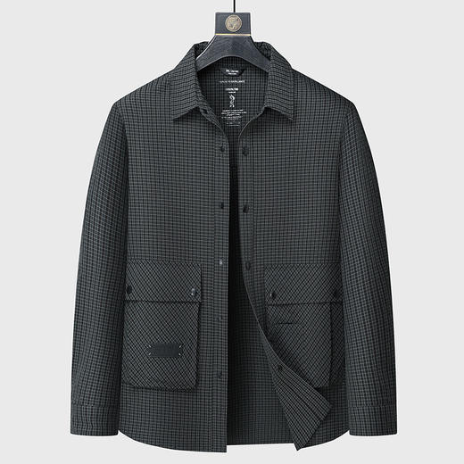 【新款DBW】大依优型大码翻领夹克外套加肥加大肥佬休闲上衣男士胖子潮流休闲 商品图1