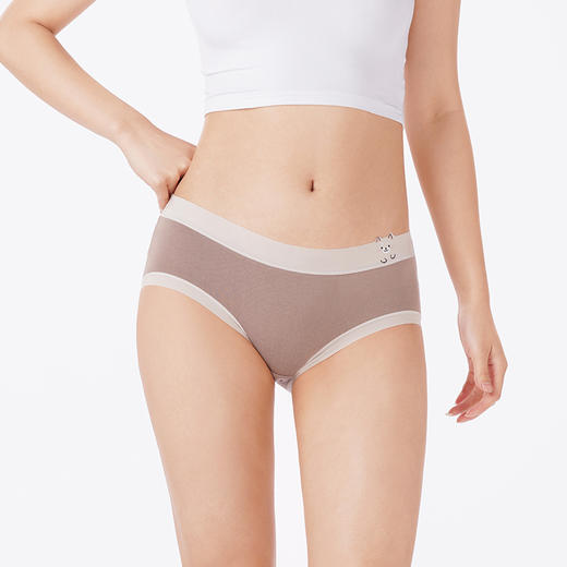 都市丽人内裤纤柔绵平角裤暖绒绒女士内裤LKT5M5 商品图1