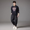 PINLI品立2024秋季新款炫彩大象烫钻套头卫衣男士休闲宽松上衣潮BG243109029 商品缩略图4