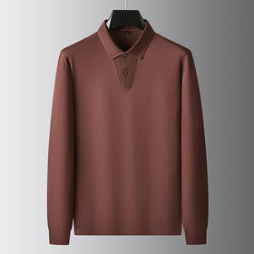 【新款DDA】大依优型大码长袖Polo衫翻领加肥加大肥佬休闲商务宽松透气上衣打底