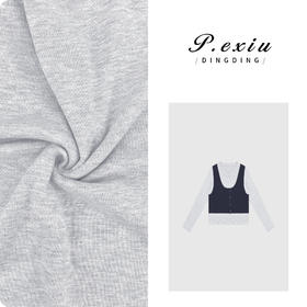 04-6潘依绣丁丁宠粉羊-毛叠穿层次感气质假两件针织上衣 ZZ0609