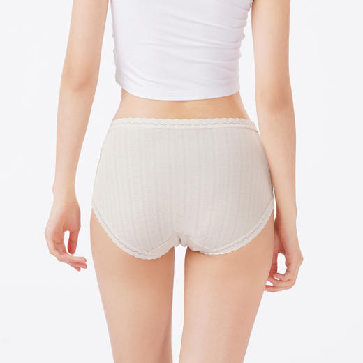 都市丽人内裤舒肤棉平角裤RC提花女士内裤LKT3G1 商品图3