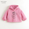 马克珍妮女童萌趣小熊加绒连帽卫衣儿童外套2024年秋冬新款541923 商品缩略图2