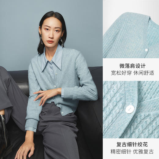 【商场同款】麦檬冬舒适柔软亲肤山羊绒衫5DA231681 商品图2
