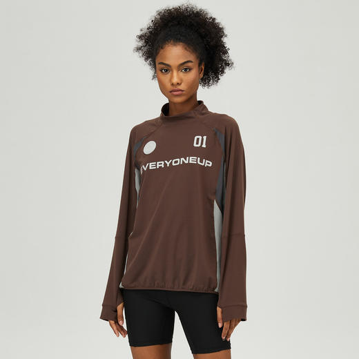 oneup拼接运动长袖T恤 商品图0