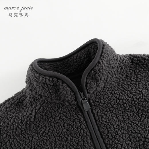 马克珍妮男童户外风暖暖舒棉绒外套儿童上衣2024年秋冬新品241091 商品图5