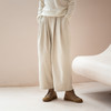 绽放911朵/斜纹*加厚萝卜裤2024秋冬新款松紧腰磨毛抽绳休闲裤 商品缩略图0