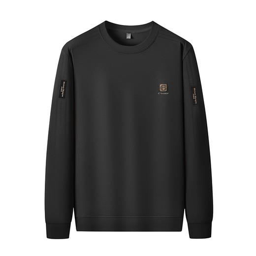 【新款DDP】大依优型大码卫衣长袖休闲加肥加大男士胖子大码内搭上衣打底显瘦 商品图3