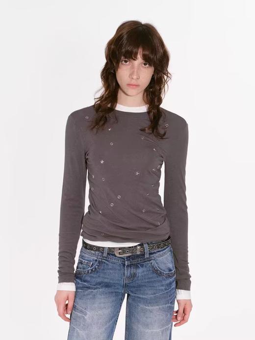 出逃赤岗西/24AWT97/莱赛尔天丝长袖T恤 商品图0