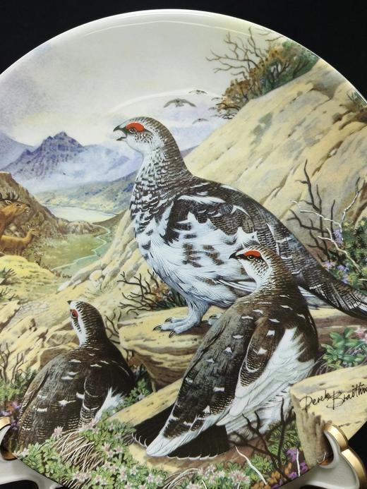 英国皇家格拉夫顿限量骨瓷赏盘，Derek Braithwaite的猎鸟系列 商品图13