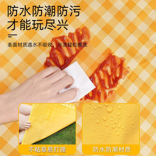 【国庆出游野炊必备！郊游野餐垫布】假期和朋友一起出游，新款ins风野餐垫，轻松享受阳光下的轻时光，加厚加宽防潮耐磨，轻松便携清洁，户外野餐必备良品，出游聚会时刻好伴侣！ 商品图2