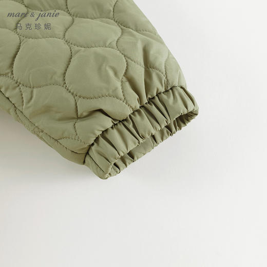 马克珍妮男女童时尚波浪绗棉保暖棉裤儿童夹棉裤子秋装新款241331 商品图4