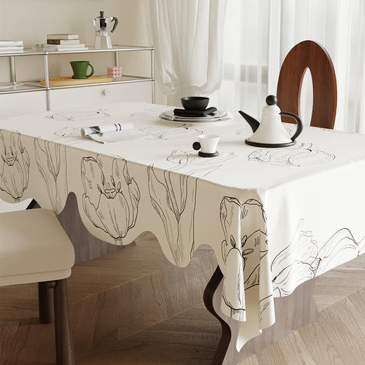 【想未免洗防油污桌布】赋予餐桌第二春 氛围感拉满 舒服质感 摆脱油污烦恼 商品图0