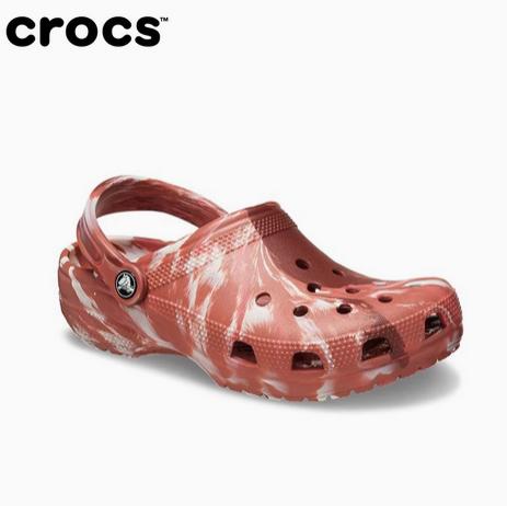 CROCS洞洞鞋 经典大理石花纹Clog 深土灰/彩色206867-2FM 商品图2