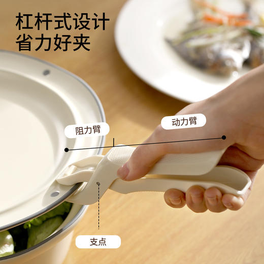 【8.9元抢！买一送一家用厨房防烫夹】家用厨房防烫防烫碗碟夹硅胶夹，硅胶防滑头夹碗更稳固，取盘子防滑盘子夹蒸锅蒸菜夹碗神器QQ 商品图2