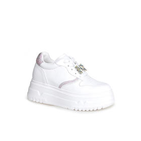 豪麟名鞋奥莱迪嘉女鞋时尚休闲鞋牛皮革DJJGA42WX010粉色  原价1960元