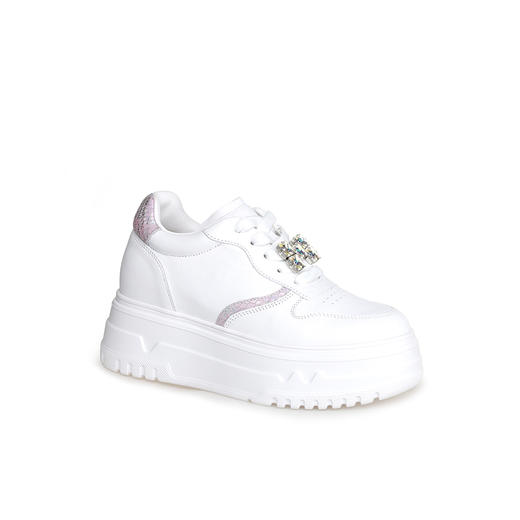 豪麟名鞋奥莱迪嘉女鞋时尚休闲鞋牛皮革DJJGA42WX010粉色  原价1960元 商品图0