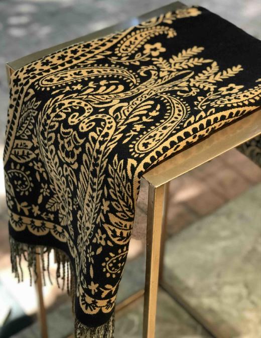 优品堂【细雨轻蜓】披肩围巾两用双面长巾 商品图12