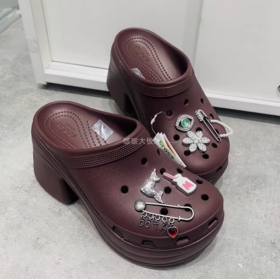 CROCS洞洞鞋 人鱼鞋Clog 摩卡棕208547-2ZH 不含智必星