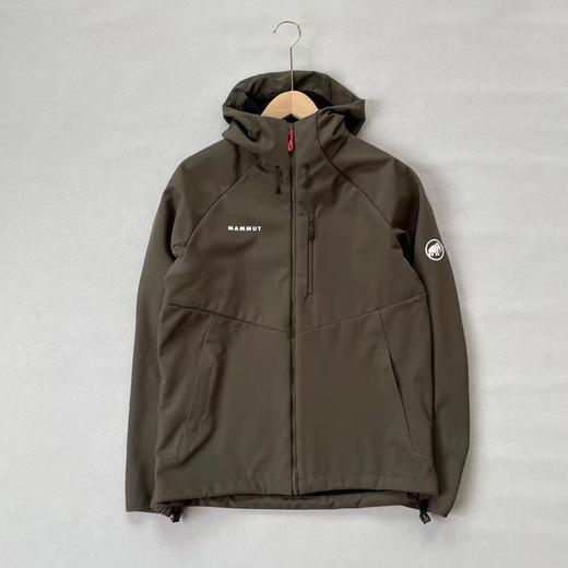 猛犸秋冬红标刺绣透气防风防泼水加绒加厚保暖软壳冲锋衣男外套 商品图1