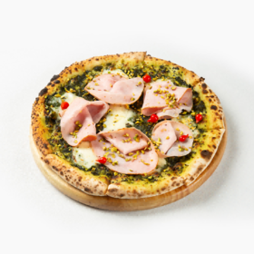 意式青酱火腿披萨