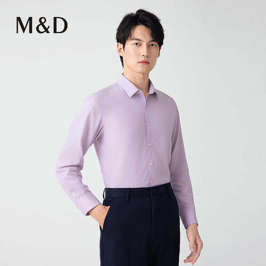 【名盾】100%长绒棉衬衫，触肤柔软，穿着舒适MXCB31655B 商品图1