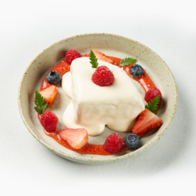 草莓瀑布冰激凌