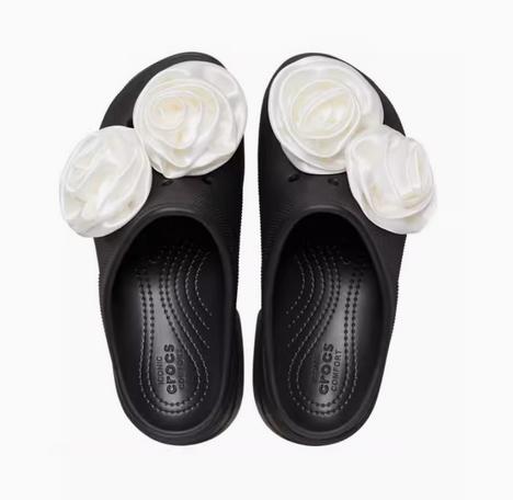CROCS洞洞鞋 玫瑰人鱼鞋Clog 黑色210367-001 商品图2