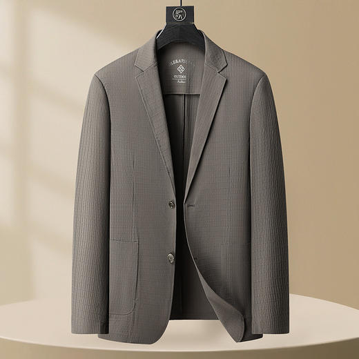 【新款DBW】大依优型大码休闲西服夹克外套加肥加大肥佬休闲上衣男士胖子休闲正装 商品图0