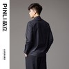PINLI品立2024秋季新款炫彩烫钻长袖衬衫男修身休闲尖领潮牌衬衣BG243113042 商品缩略图2