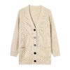 TZW-CC26洋气毛衣开衫外套针织宽松大码外披 商品缩略图4