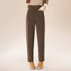 MYX-HWM-6075-Y灯芯绒厚款哈伦裤时尚气质女装高腰小脚裤气质优雅秋冬款长裤 商品缩略图0