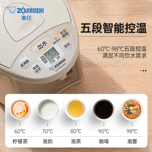 象印3.0升液晶电热水瓶CD-WQH30C-TM 商品图6