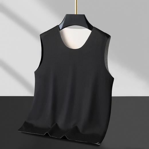 【羊毛蚕丝】【新款DPD】大依优型大码男装AB面保暖背心无痕保暖内衣坎肩男士加肥加大肥佬胖子 商品图10