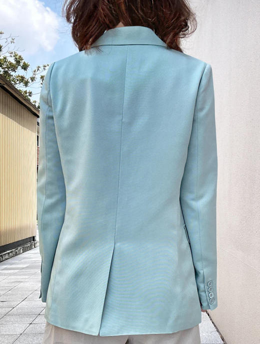 TYNVIE 翻盖插袋修身西装 - 薄荷绿 商品图2