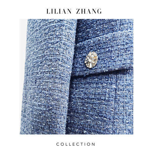 C系列—定制——“香氛佳人”—法式老钱—*优雅小A摆连衣裙  2401177 商品图2