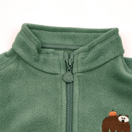 棉果果秋季新品春秋季男童摇粒绒外套M412100424627 商品图2