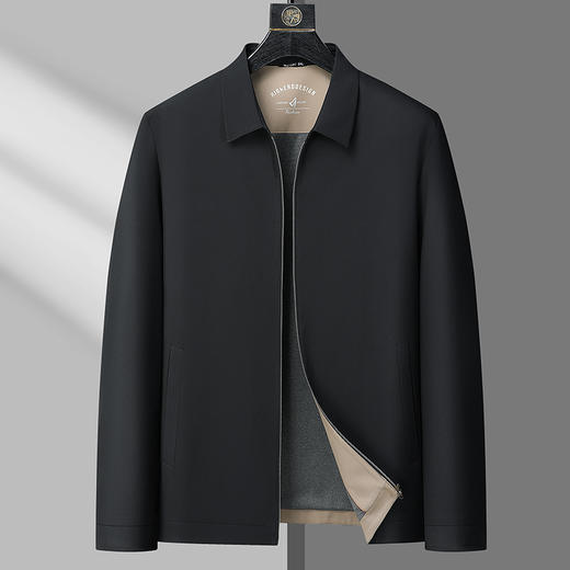 【新款DBW】大依优型大码翻领夹克外套加肥加大肥佬休闲上衣男士胖子商务休闲 商品图2