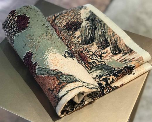 优品堂【细雨轻蜓】披肩围巾两用双面长巾 商品图7