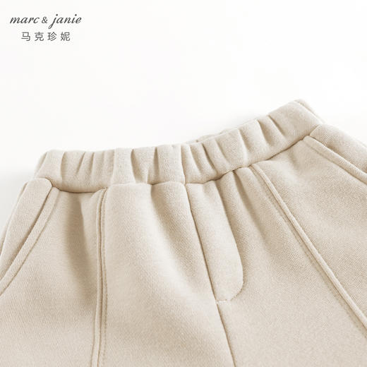 [抗静电马克珍妮男童拼接线条加绒运动裤儿童裤子冬装新款241323 商品图4