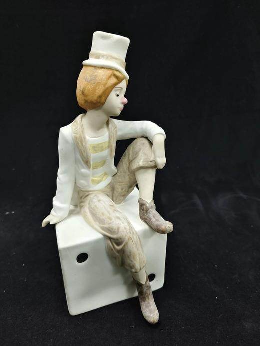 西班牙制作的素面瓷小丑瓷偶 商品图1