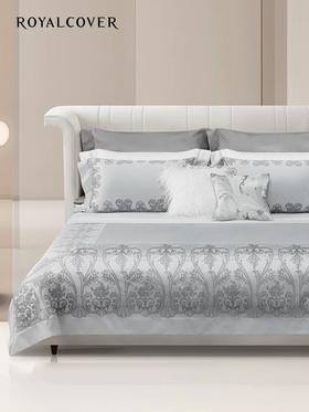 【ROYALCOVER】罗卡芙欧式套件140S双股长绒棉提花四件套 玛德琳公主