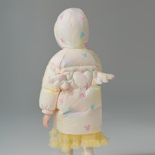 笛莎Deesha女童羽绒服2024冬季新款宝宝中长款羽绒服 商品图1