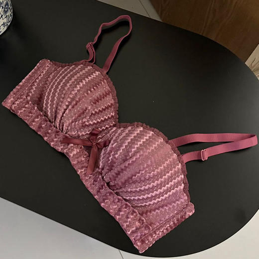【E选好物】秋冬新款金丝绒拼接半杯少女内衣直播小胸*无肩带文胸-E24091804（下单后5-7天发货） 商品图8