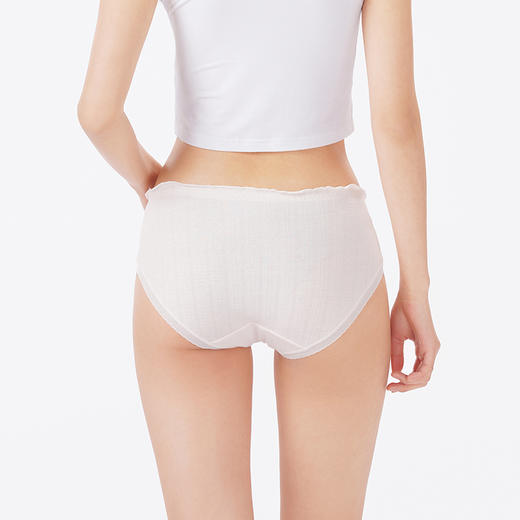 都市丽人内裤舒肤棉三角裤纯棉提花女士内裤LKT3F7 商品图3