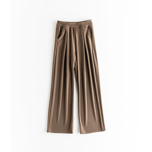 【2024秋冬新品】透气亲肤直筒阔腿裤  显高垂感休闲裤 百搭口袋显瘦长裤 商品图4