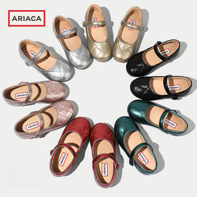 ARIACA艾芮苏女童皮鞋秋季新款小香风公主鞋女孩儿童鞋子软底单鞋ARA3619-29