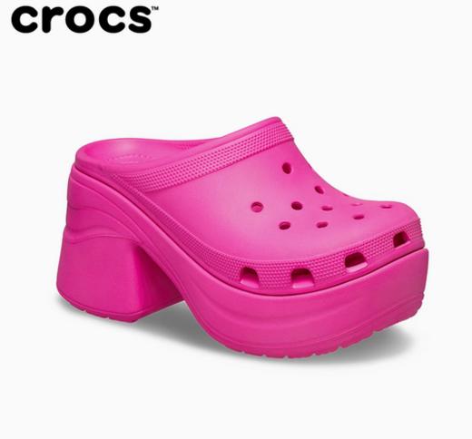 CROCS洞洞鞋 人鱼鞋Clog 热辣粉208547-6TW 商品图0